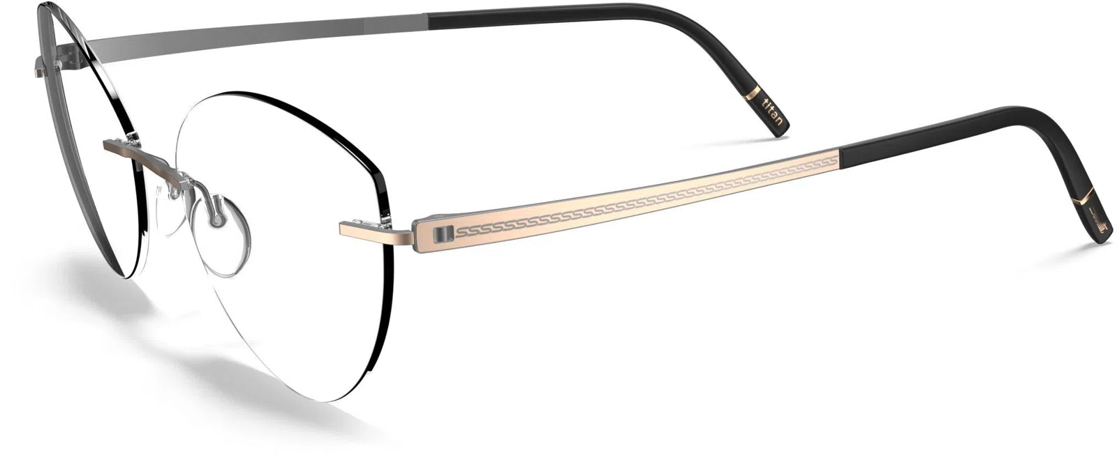 Silhouette Momentum Chassis Rimless 5529 Eyeglasses - view 123